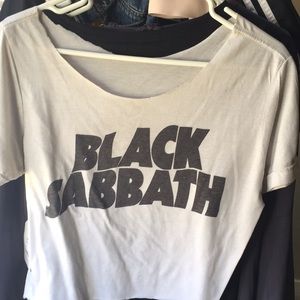 Black Sabbath crop top